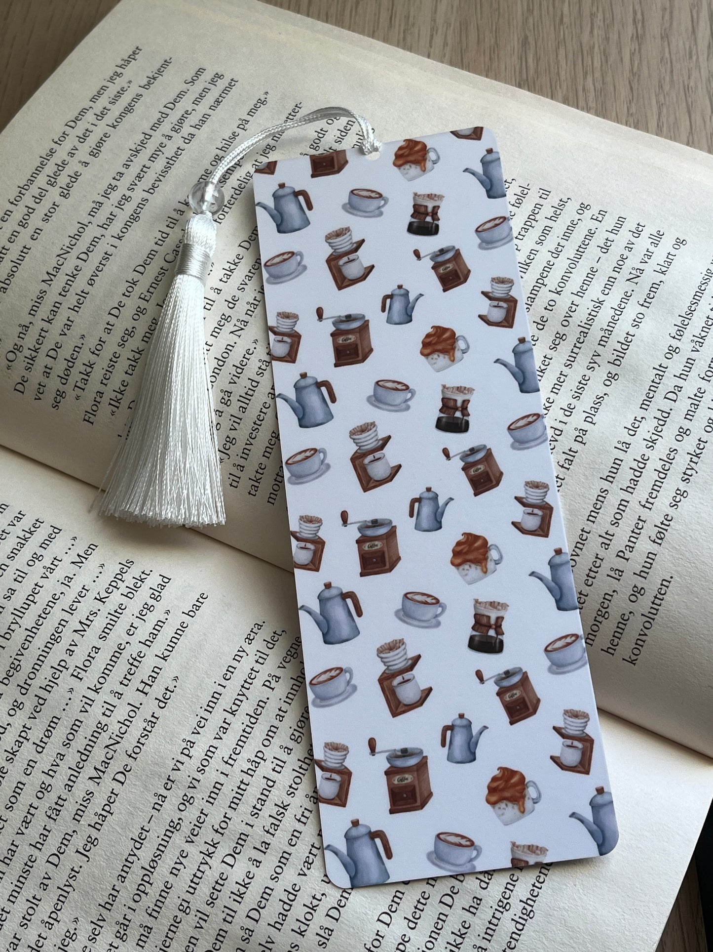 Gilmore Girls Matte Bookmark "I Drink Coffee and Read Books Like a Gilmore" Handcrafted with Cozy Watercolor Illustrations