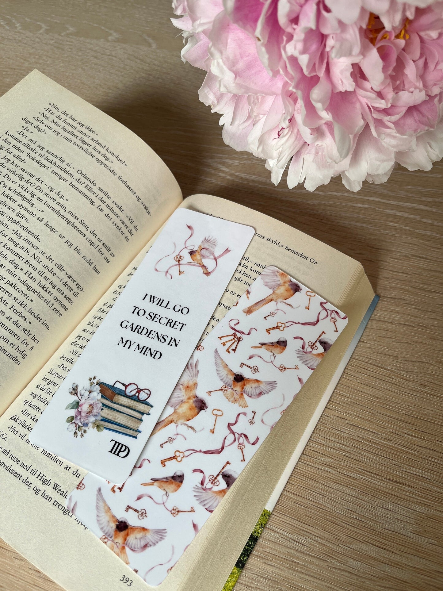 The Tortured Poets Department Handcrafted Bookmark: Perfect Gift for Swiftie Booklover Feat. Lyrics from TTPD I Hate It Here Pink Tassel