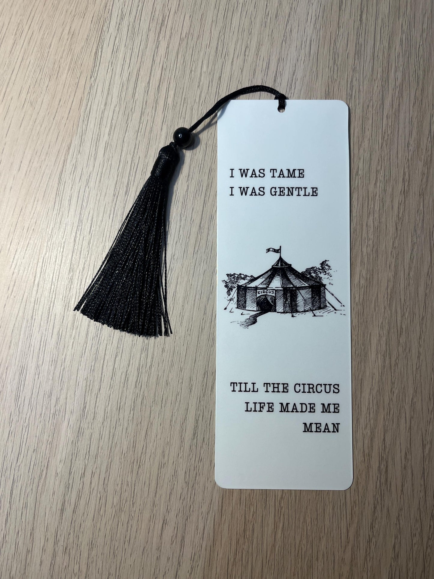 The Tortured Poets Department Handcrafted Bookmark: Perfect Gift for Swiftie. Featuring lyrics from TTPD Who’s Afraid of Little Old Me?