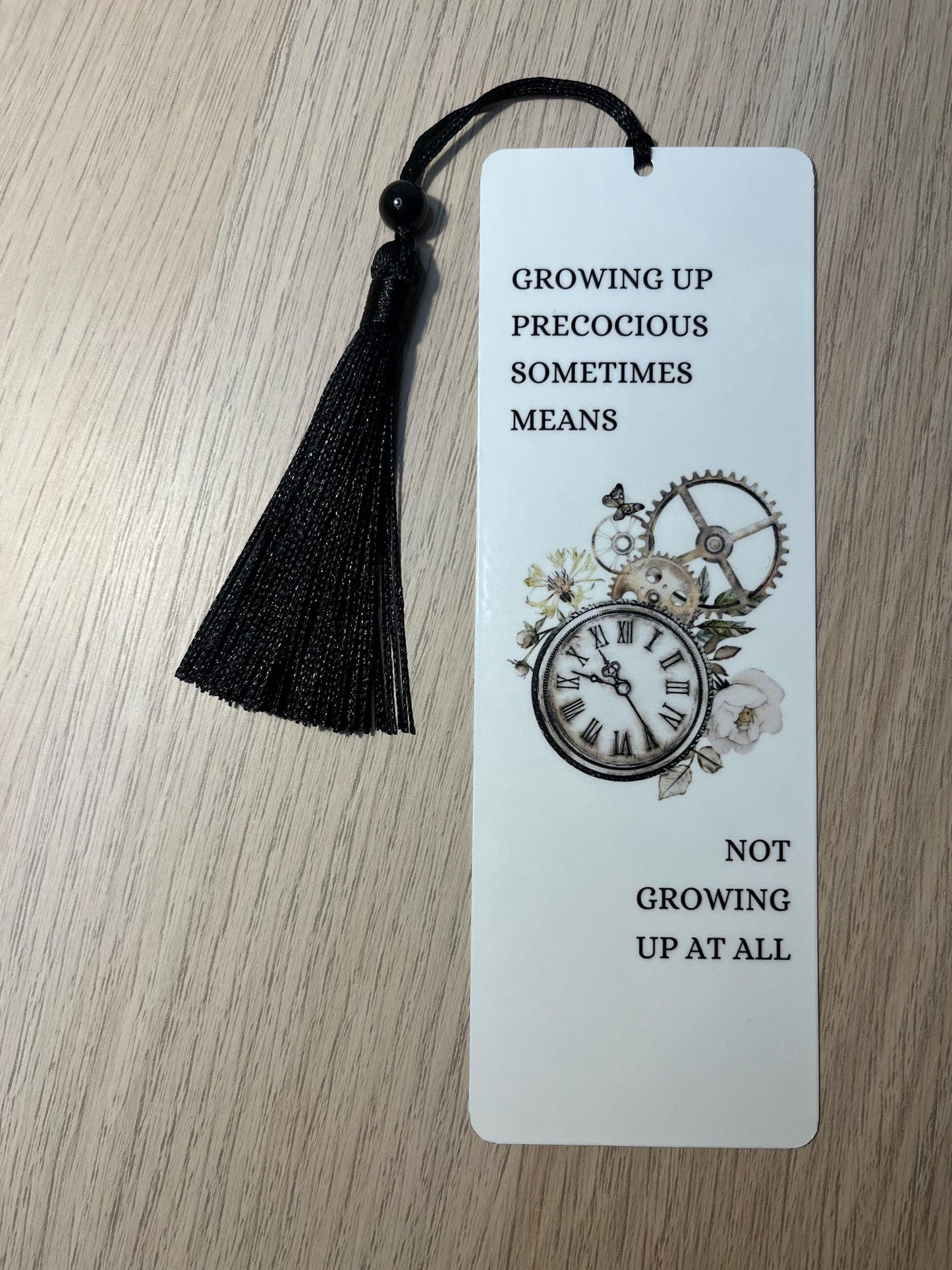 The Tortured Poets Department Handcrafted Bookmark: Perfect Gift for Swiftie Booklover. Featuring lyrics from TTPD But Daddy I Love Him